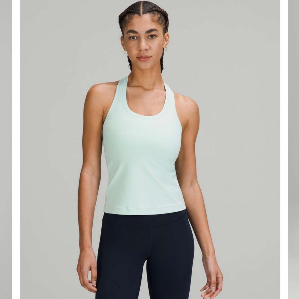 NWT Lululemon Cool Racerback Short Tank Top *Nulu Delicate Mint